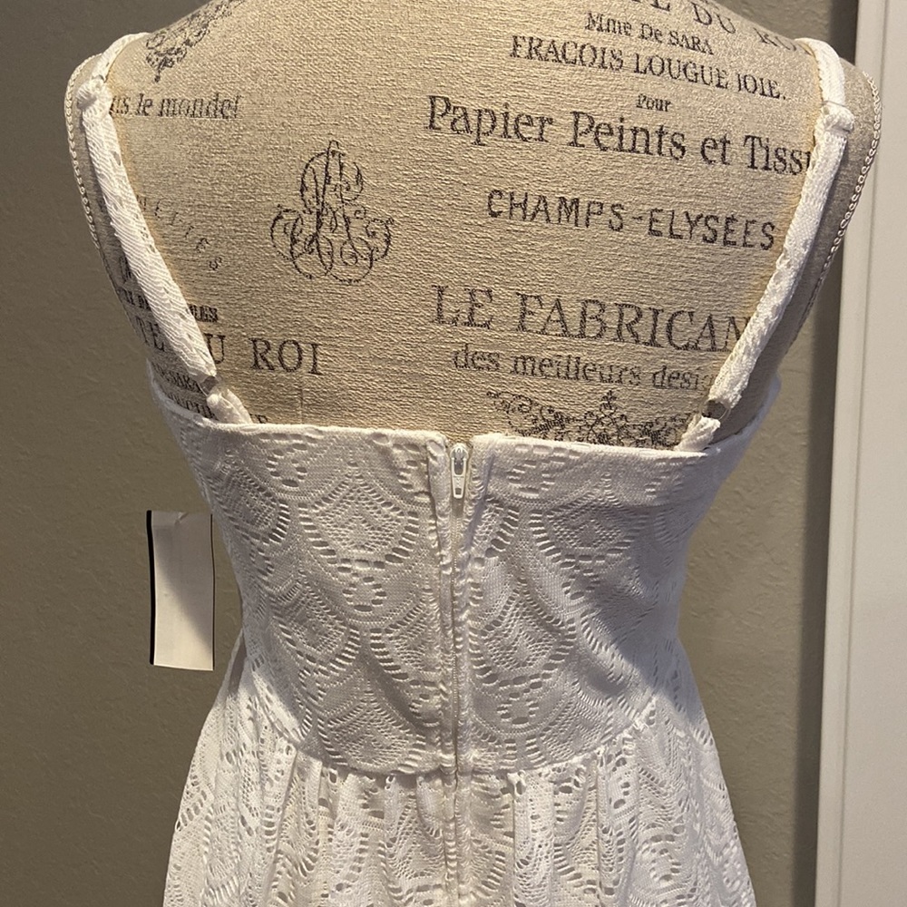 NWT B. Smart White Lace Sundress size 8 - Picture 4 of 5